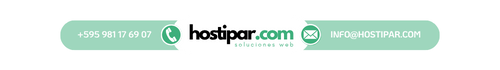 Hosting, Diseno y Streaming | Contacto: 0981 176907 | Email: info@hostipar.com